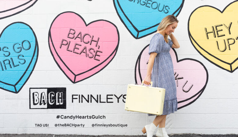 Candy Heart Wall Mural Nashville